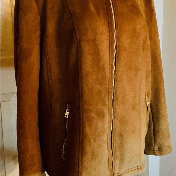 Marc Fisher Suede Jacket 2X - Picture 3 of 8